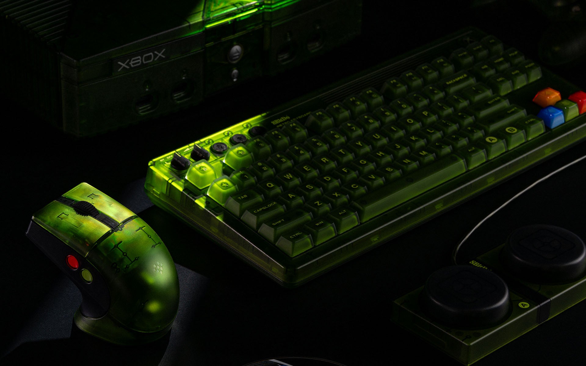 8BitDo Retro R8 Mouse - Xbox Edition
