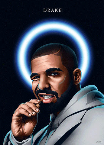 Drake & Others 3D Poster (size: 70*50) + Frame