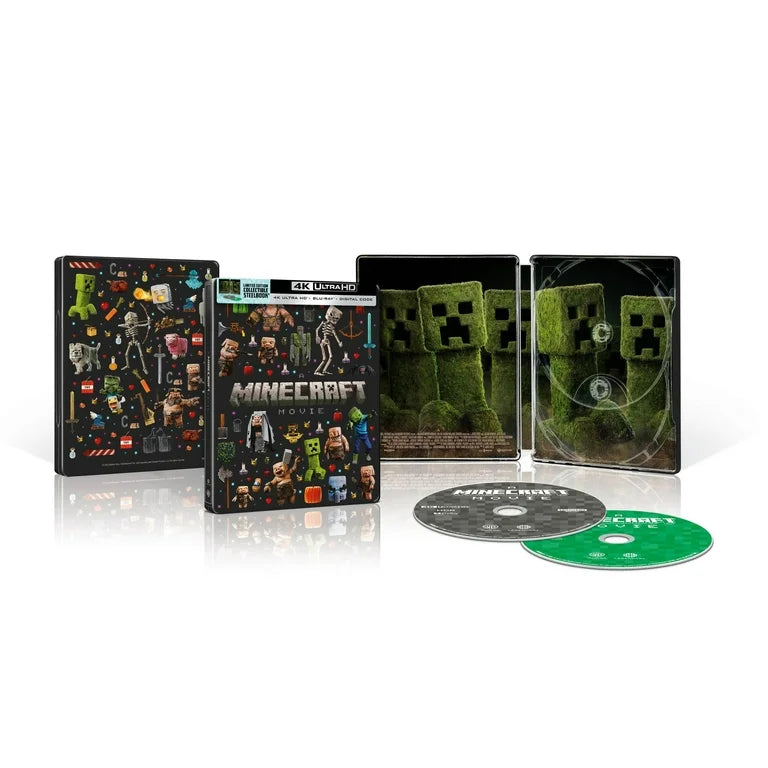 A Minecraft Movie (Steelbook) (4K Ultra HD + Blu-ray + Digital Copy)