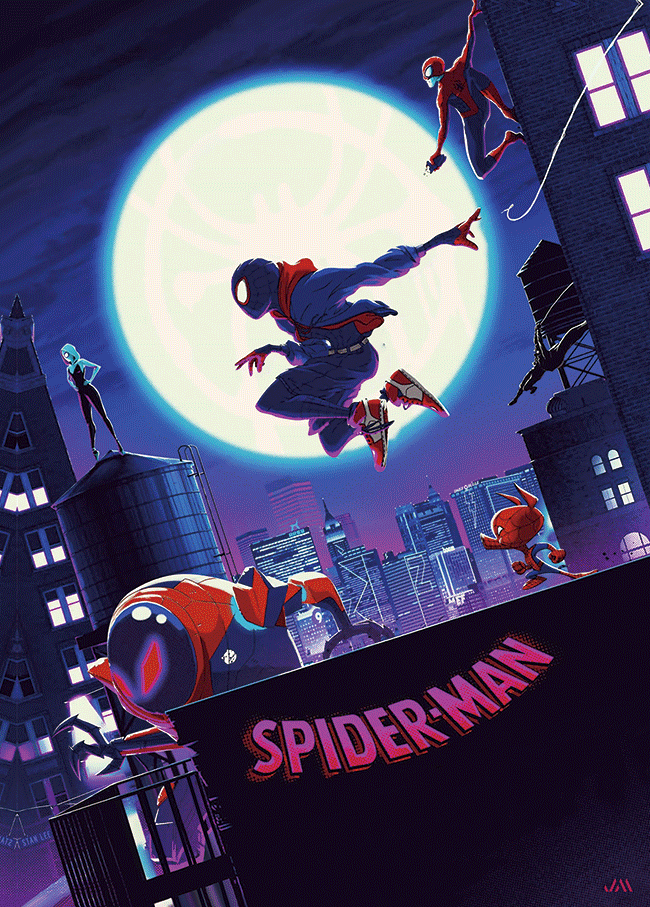 [JSM] Marvel Spiderman 3D Poster (size: 70*50) + Frame