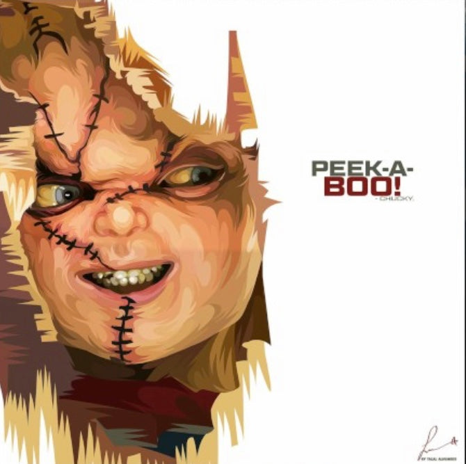 [Horror] Chucky Frameless Art Painting (30*30 cm)