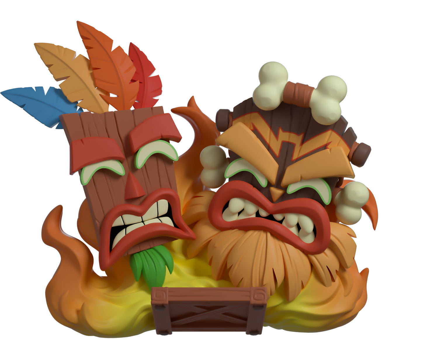 Crash Bandicoot 4: Aku Aku and Uka Uka Youtooz Vinyl Figure (9cm)