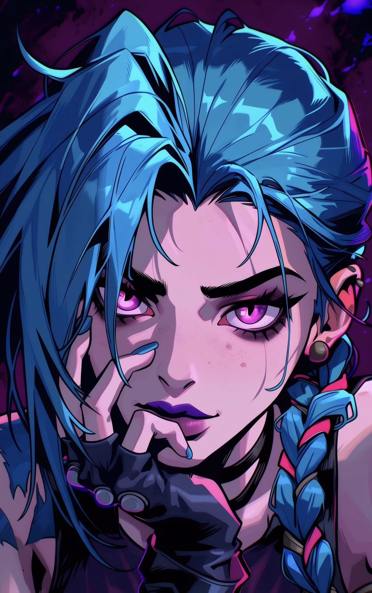 Arcane: League Of Legends - Jinx Acrylic Magnet (8.5x6cm)