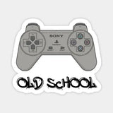 Playstation Old School Design Magnet (3"x2.12")