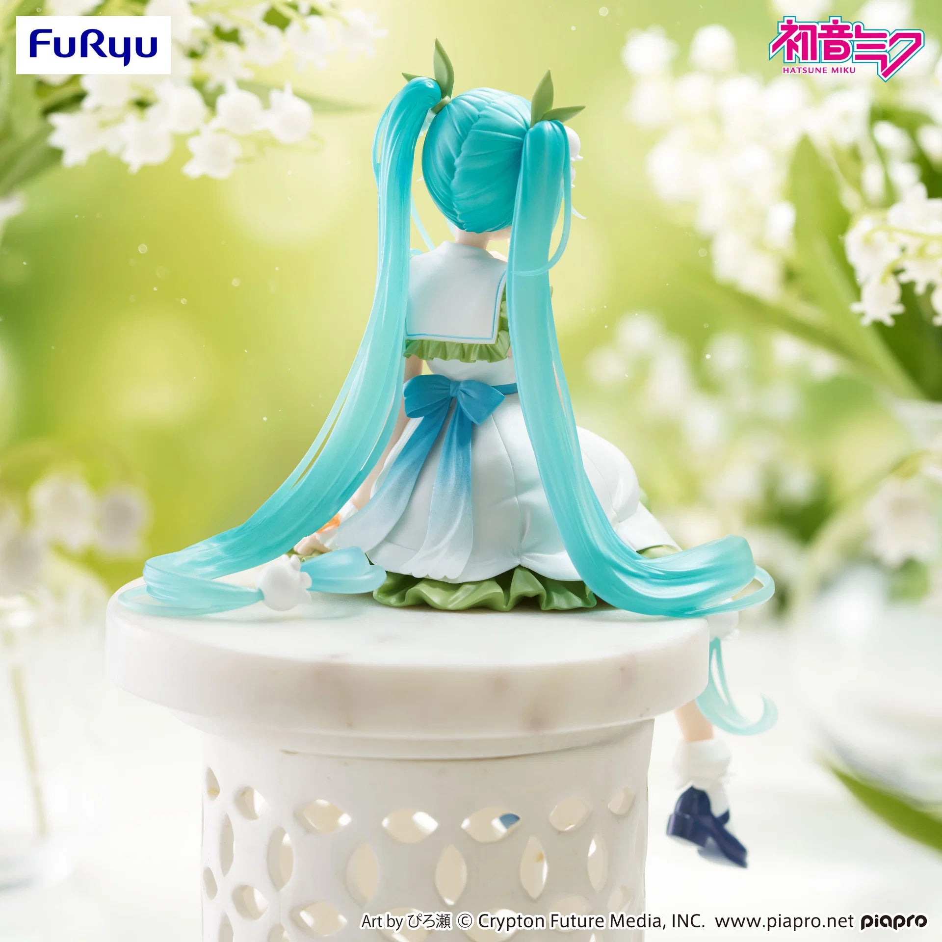 Anime Hatsune Miku Noodle Stopper - Flower Fairy Lily of the Valley Figure (14cm)