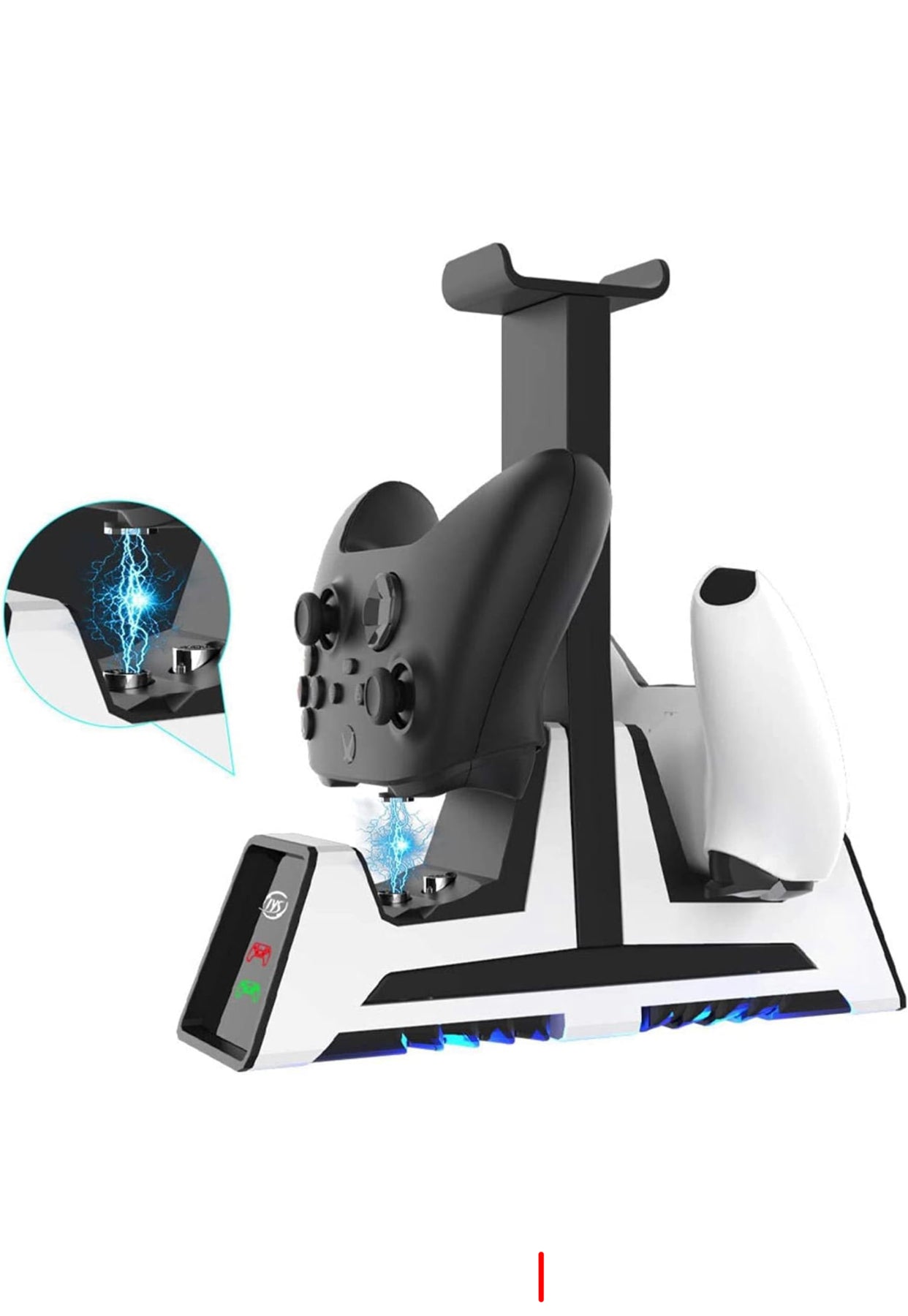 Fast Charging Dock with LED Strap for PS5/PS4/Switch Pro/Xbox