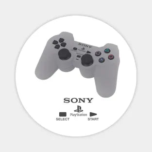Playstation Controller Semi-Simplistic Magnet (3"x2.78")