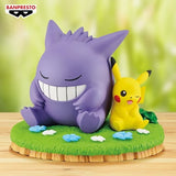 Anime Pokemon Figure Pikachu & Gengar Fiuger (8cm)