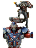 [RTR] Iron Studios - Marvel Avengers: End Game -  Iron Patriot & Rocket Art Scale 1/10 -Statue (28cm)