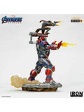 [RTR] Iron Studios - Marvel Avengers: End Game -  Iron Patriot & Rocket Art Scale 1/10 -Statue (28cm)