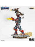 [RTR] Iron Studios - Marvel Avengers: End Game -  Iron Patriot & Rocket Art Scale 1/10 -Statue (28cm)