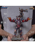 [RTR] Iron Studios - Marvel Avengers: End Game -  Iron Patriot & Rocket Art Scale 1/10 -Statue (28cm)