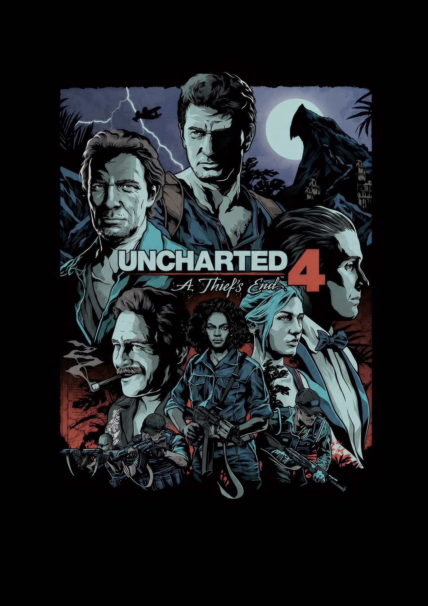 Uncharted 4 Acrylic Magnet (8.5x6cm)