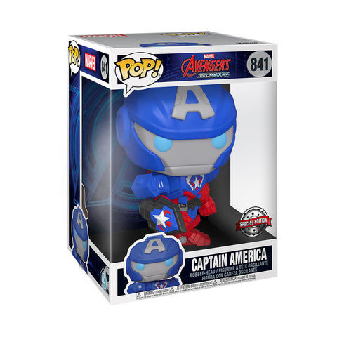 Funko Pop Marvel Avengers Mech Strike Captain America (Special Edition) (10 inch)