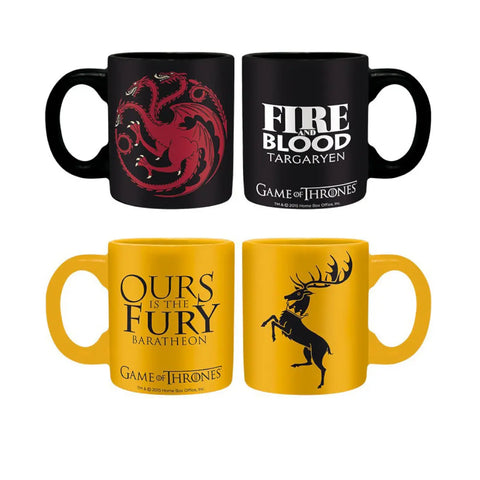 Official Game Of Thrones Targaryen & Baratheon 2 Espresso Mini Mug (110ml)