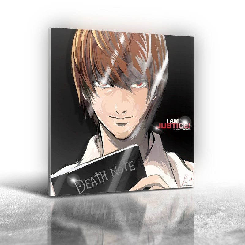 Anime Death Note - Light Yagami Frameless Art Painting (30*30 cm)