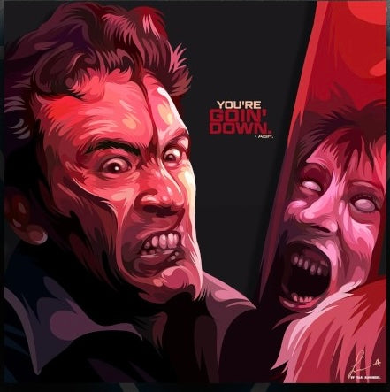 Evil Dead Ash  Frameless Art Painting (30*30 cm)