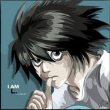 Anime Death Note L Lawliet Frameless Art Painting (30*30 cm)