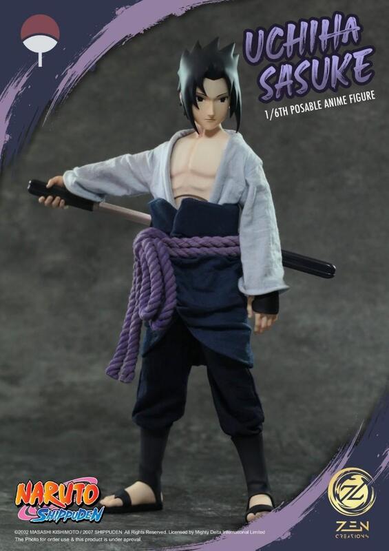 [RTR] Anime Naruto Shippuden Uchiha Sasuke 1/6th Posable Anime Figure (28cm)