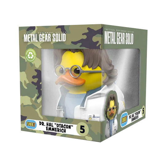 Official TUBBZ Duck Metal Gear Solid: Dr. Hal “Otacon” Emmerich (Boxed Edition)