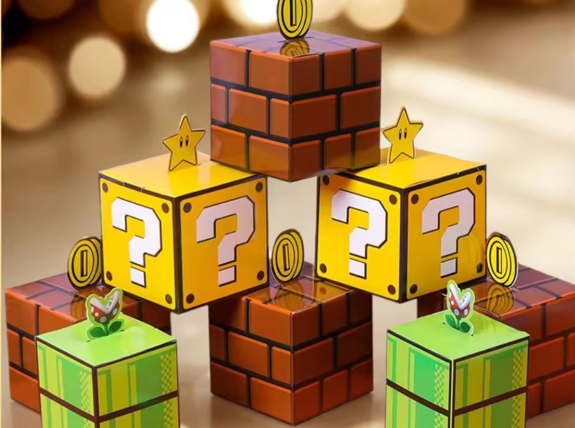 Super Mario Gift Wraping Box (Size:10x8cm)
