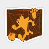 Crash Bandicoot Wumpa Hoarder Magnet (3"x2.78")