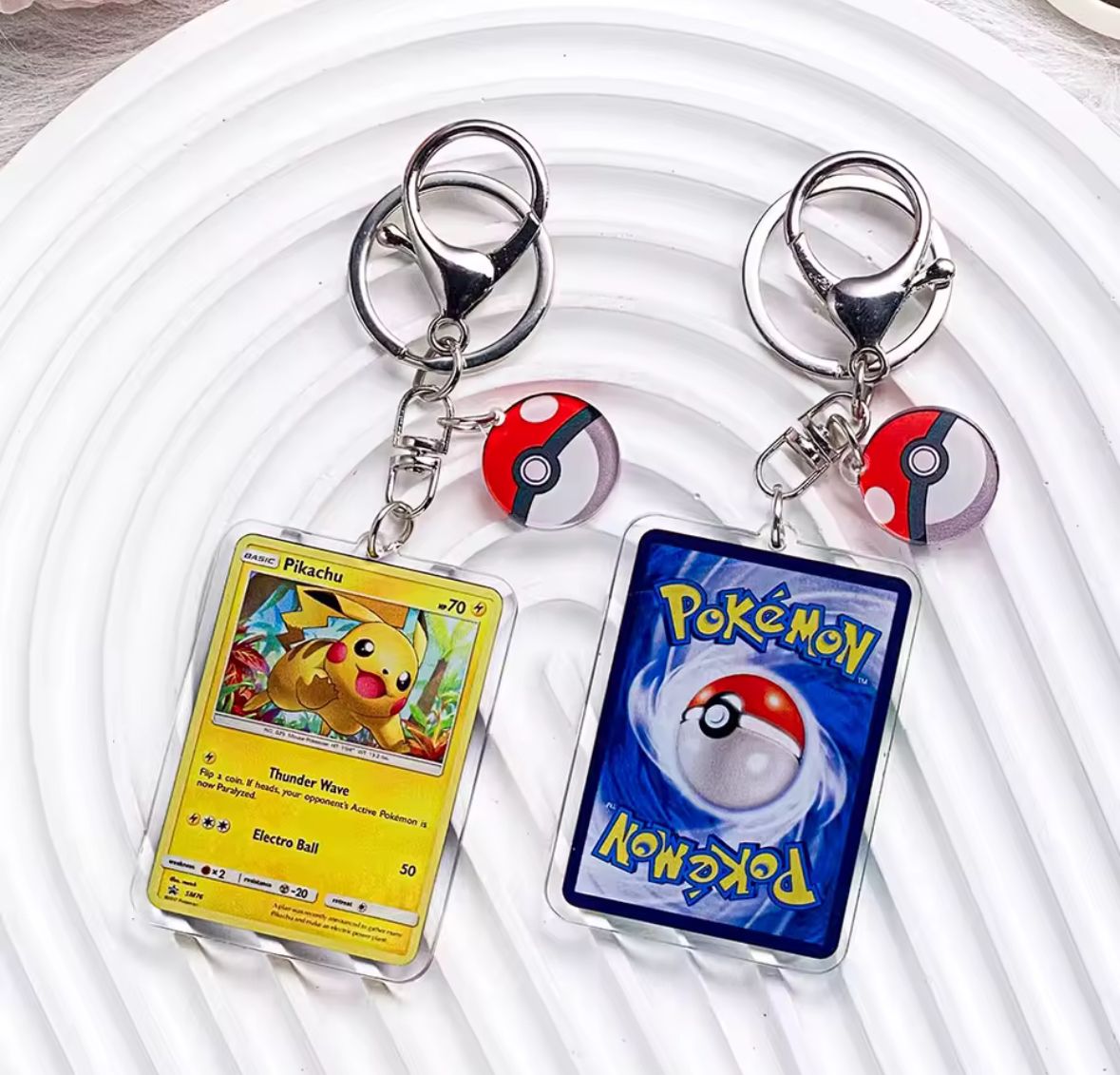 Anime Pokemon Acrylic Keychain