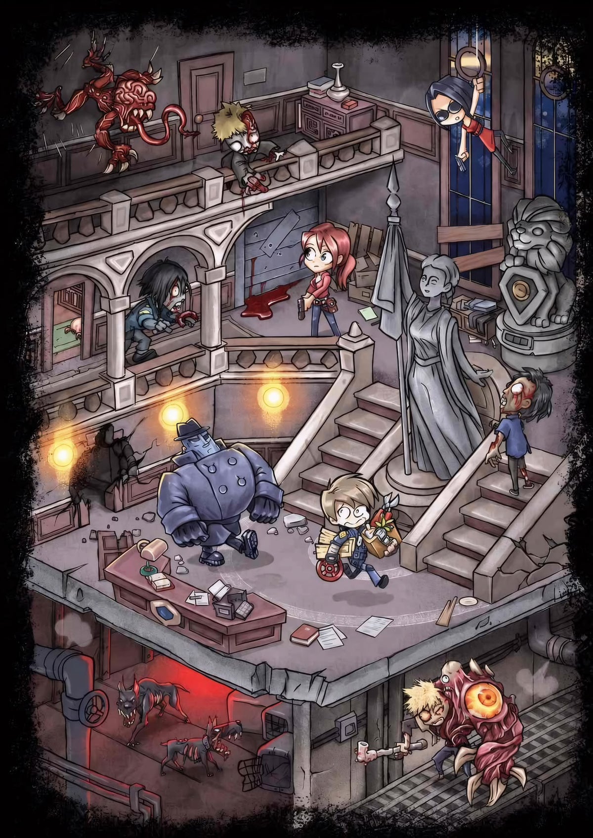 Resident Evil Retro Acrylic Magnet (8.5x6cm)
