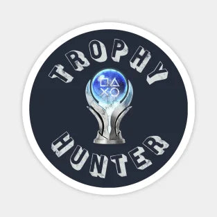 Playstation Platinum Trophy Hunter Magnet (3"x2.58")
