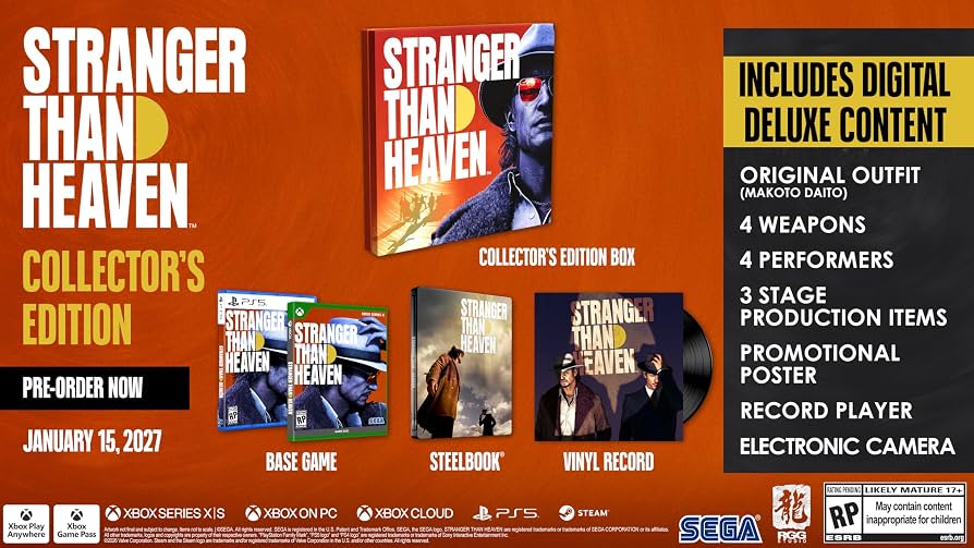 [Pre-Order] Stranger Than Heaven - Collector's Edition R1 (PS5)