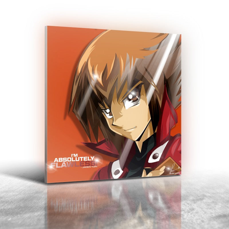 Anime YU GI OH - Jaden Yuki Frameless Art Painting (30*30 cm)