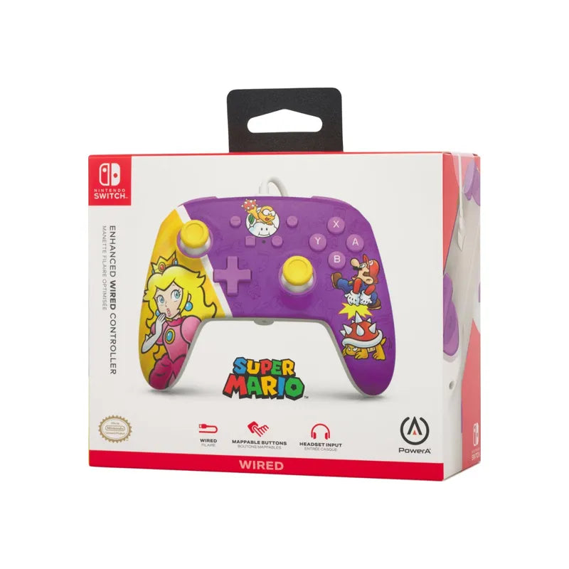 [NS] Enhanced Wired Controller Princess Peach Battle