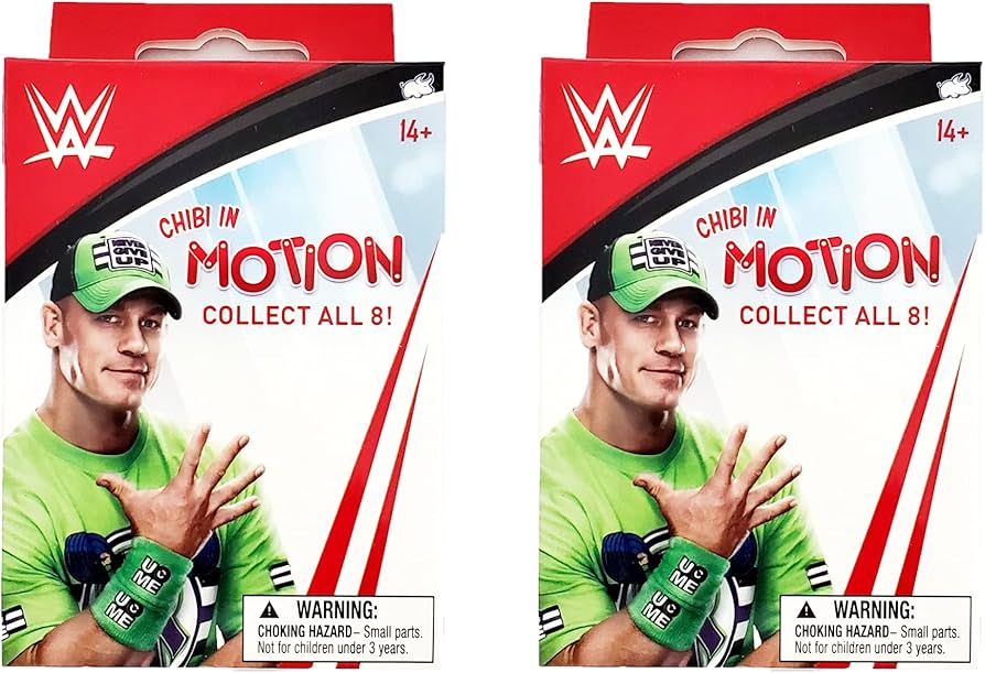 WWE Chibi in Motion Lot of 2 Blind Boxes (Random 1pcs)