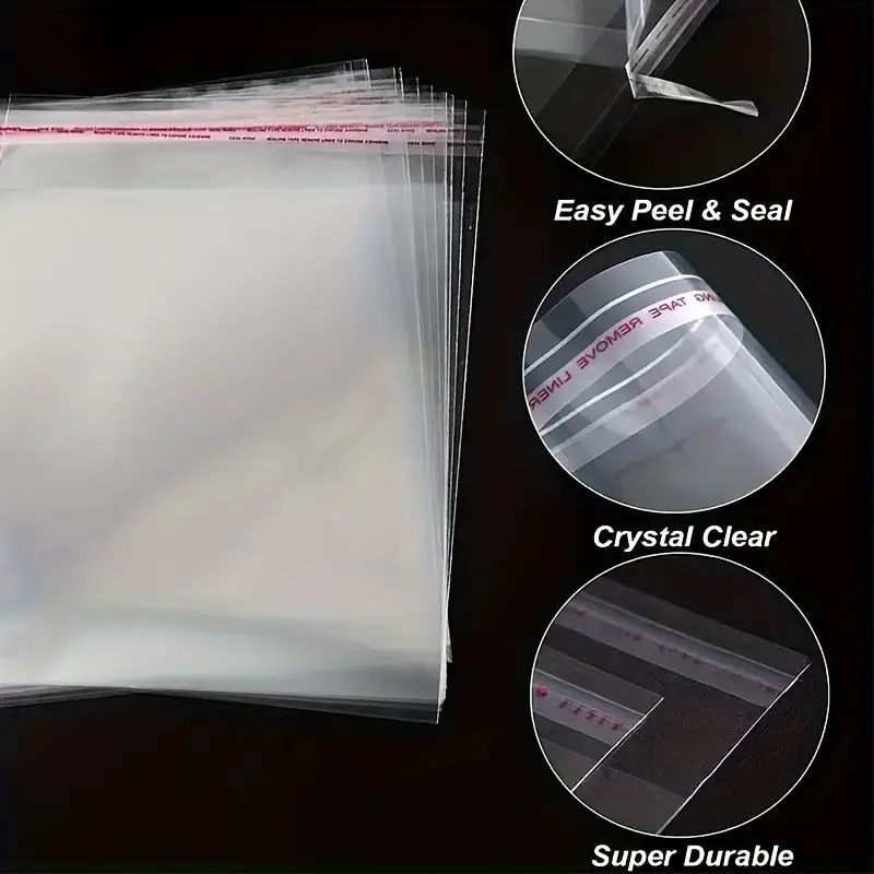 Cellophane Bags With Self Seal For PS5/PS4/PS3 Games
