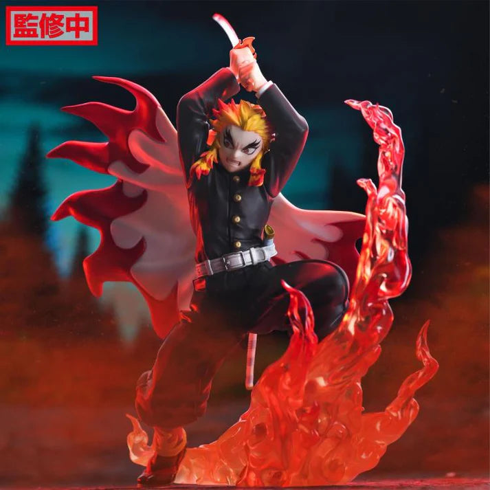 Anime Demon Slayer Kyojuro Rengoku Figure (15cm)