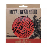 Official Metal Gear Solid Limited Edition Metal Coaster Set of 4