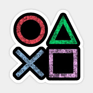Playstation Vintage PS Magnet (3"x3")