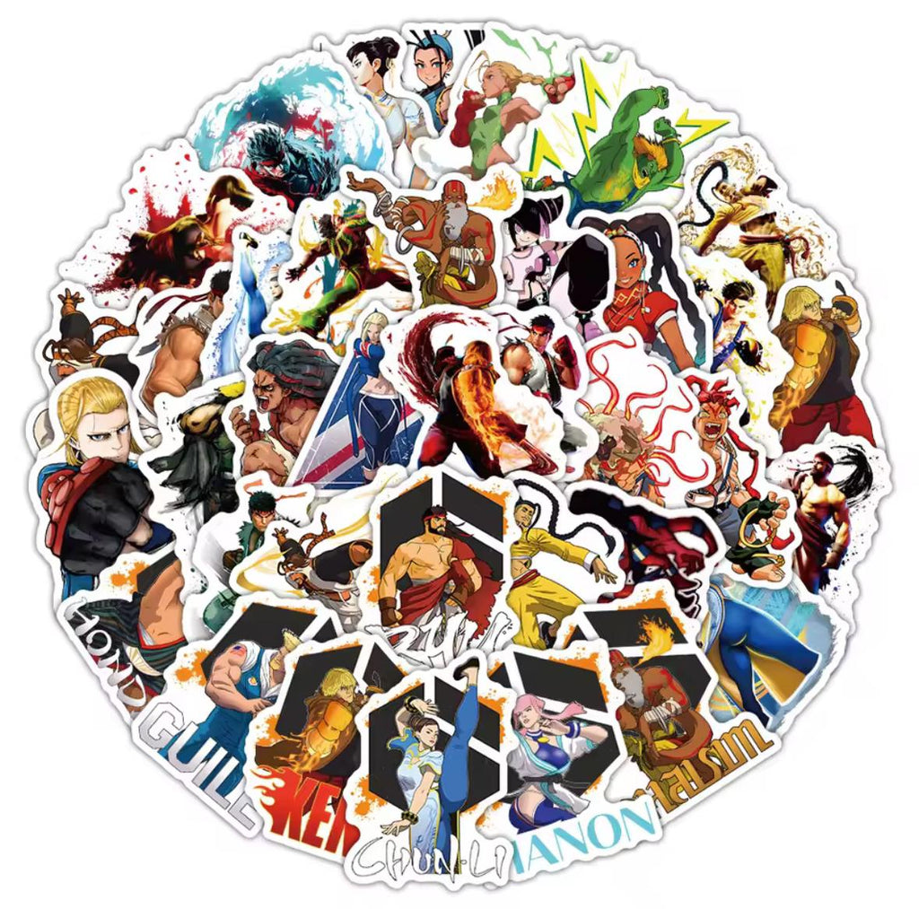 Street Fighter Stickers (50pcs)