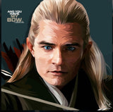 The lord of the Rings Legolas Frameless Art Painting (30*30 cm)