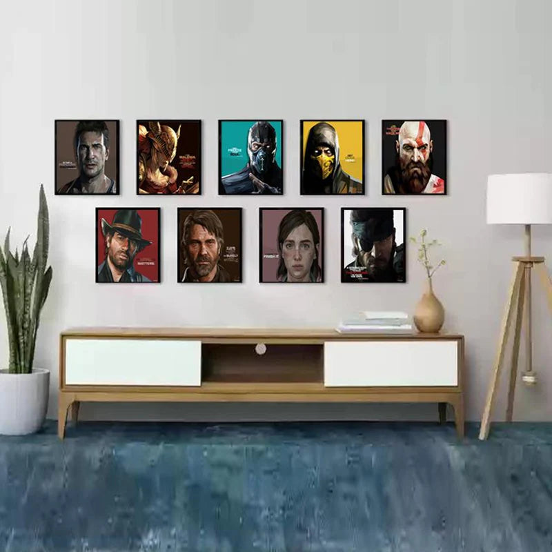 Street Fighter 6 -Zangief Frameless Art Painting (30x30cm)