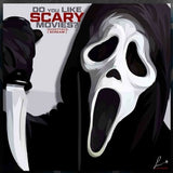 Scream Ghostface Frameless Art Painting (30*30 cm)