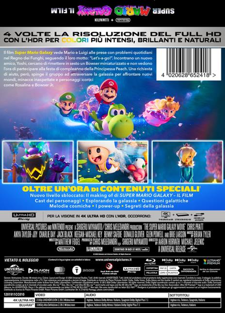 Super Mario Galaxy - The Movie Limited Edition Steelbook (4K Ultra HD + Blu-ray)