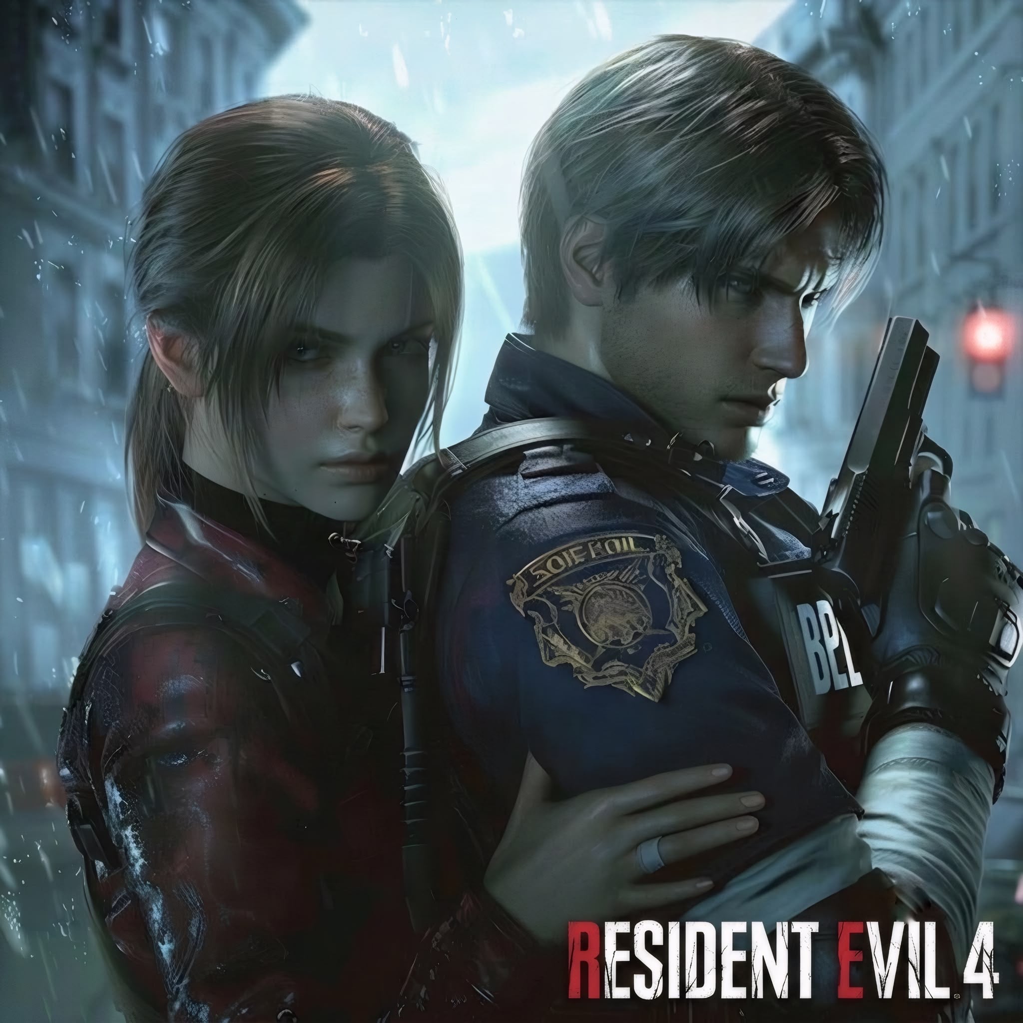 Resident Evil 4 Frameless Art Painting on Acrylic Sheet (30x30cm)