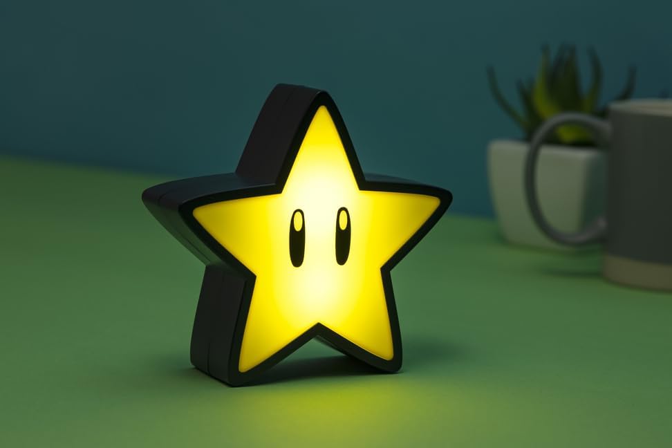 Mario Super Star Light / Lamp with Sound - USB Charging
