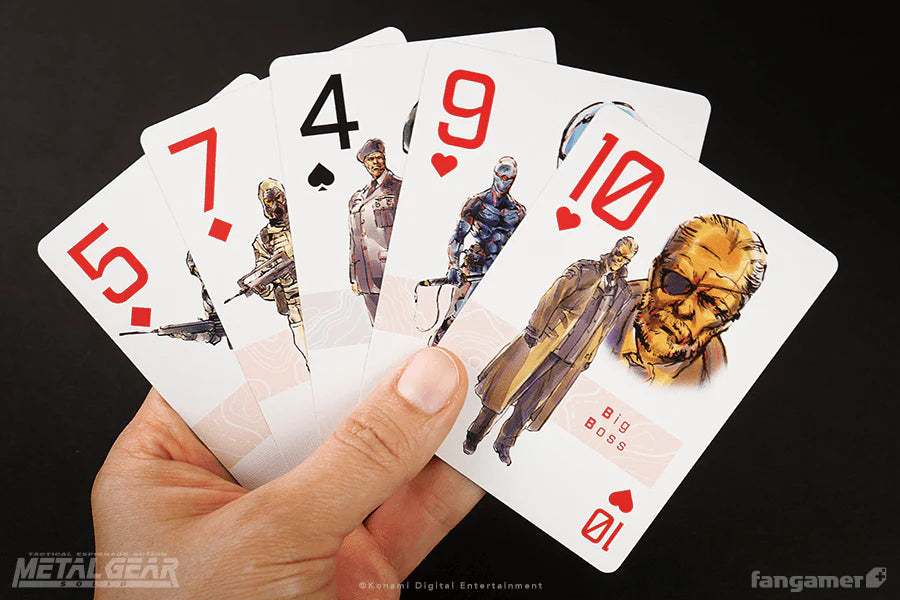Official Metal Gear Solid Playing Card