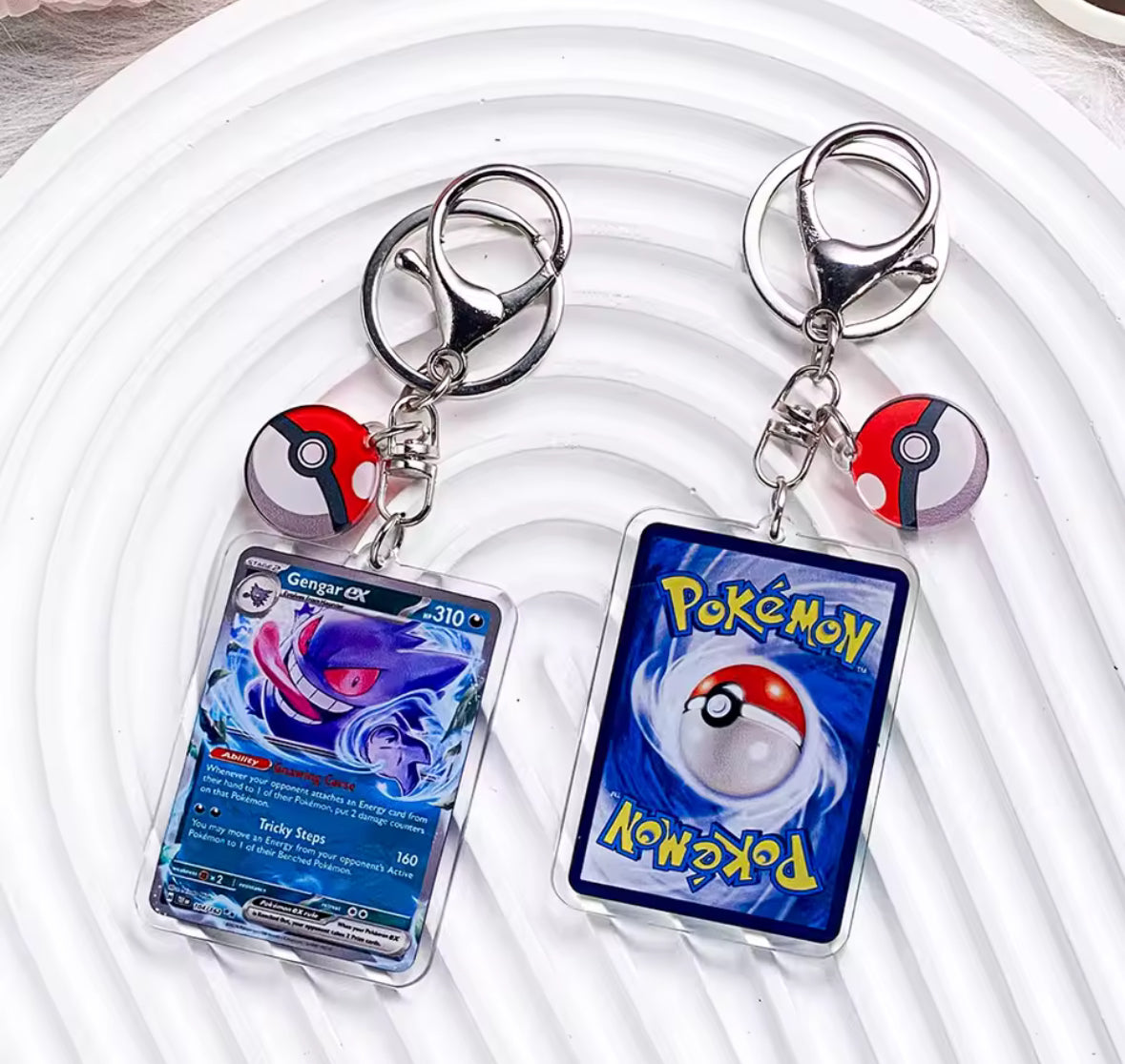 Anime Pokemon Acrylic Keychain