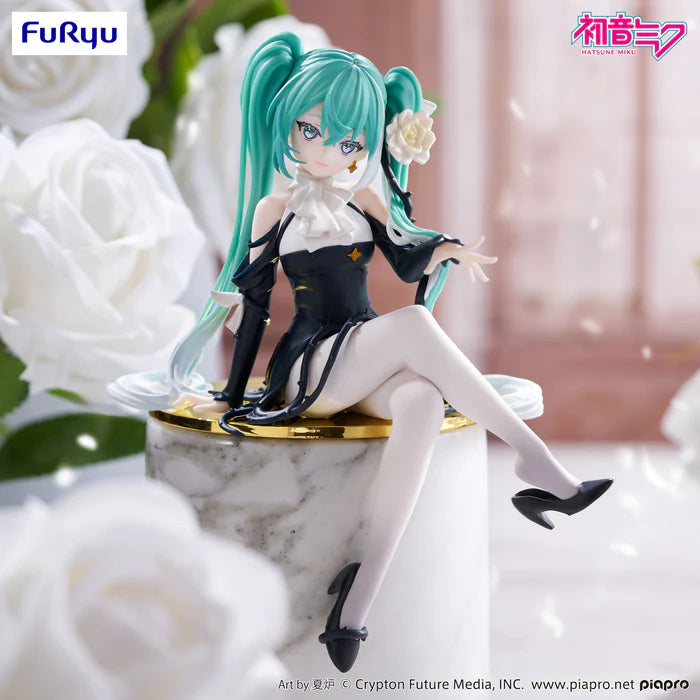 Anime Hatsune Miku - Flower Fairy White Rose - Noodle Stopper - Figure (14cm)