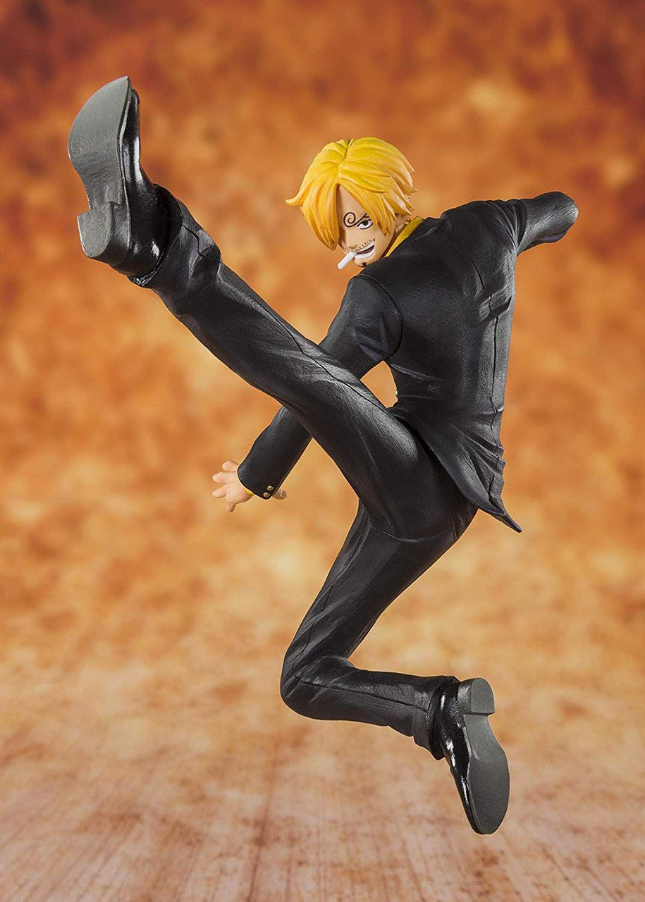Anime One Piece Zero Black Leg Sanji Figure (13cm)