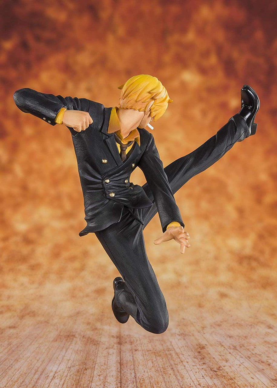 Anime One Piece Zero Black Leg Sanji Figure (13cm)