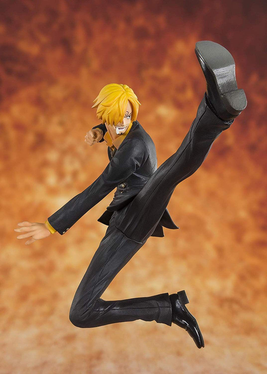 Anime One Piece Zero Black Leg Sanji Figure (13cm)